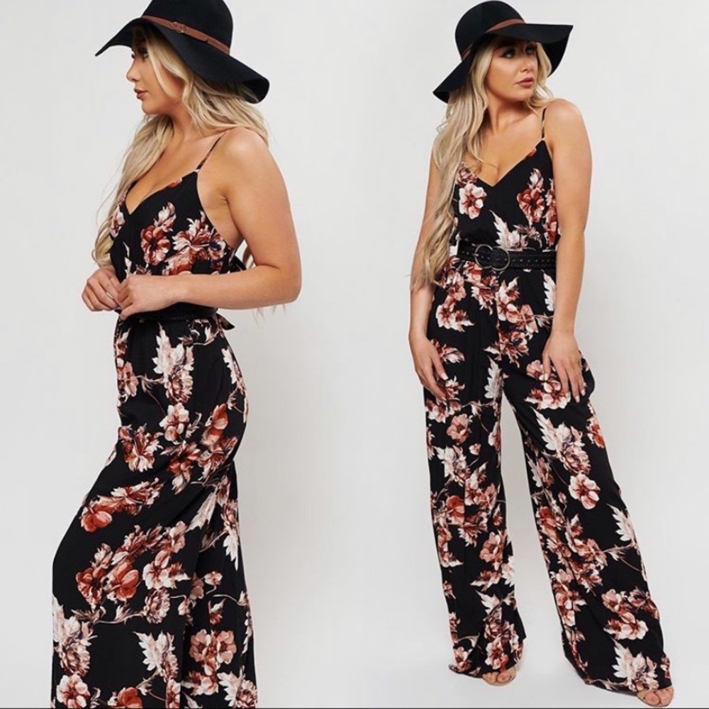 Floral jumpsuit